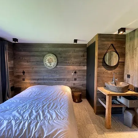Chalet Duplex 11 Pers. Au Centre De Crest-voland, Cheminee, Ski-room, Wifi, Non Fumeurs - Fr-1-733-36